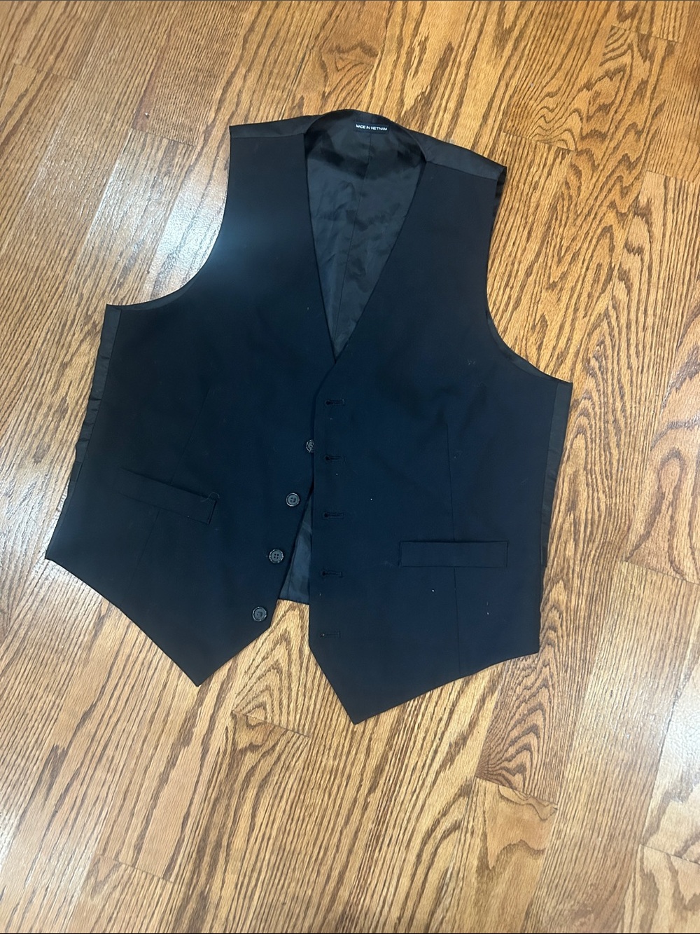 Nautica Black Men's Dress Vest - Button Front